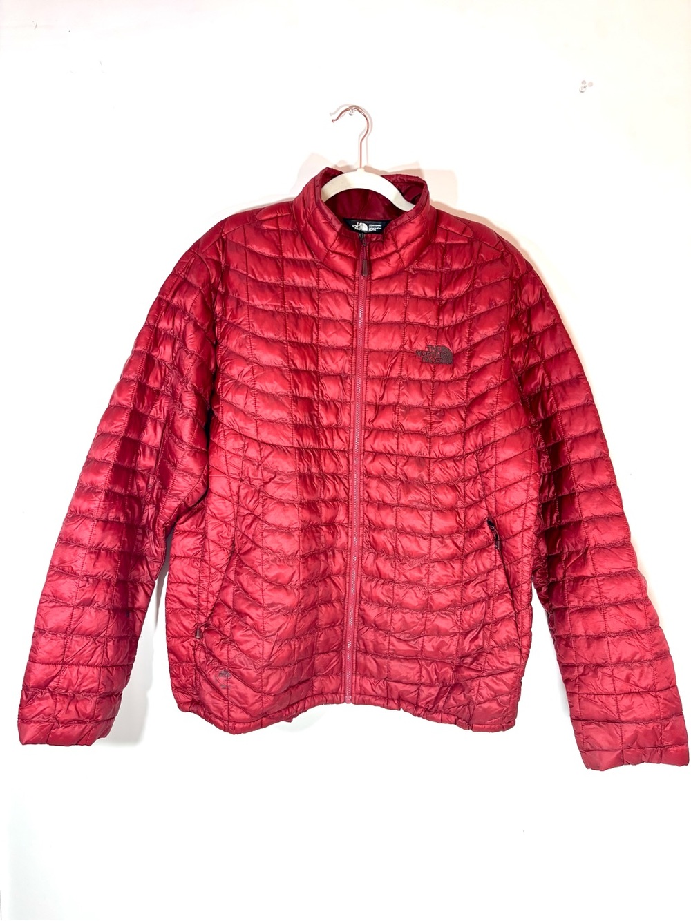 The North Face Men's ThermoBall Jacket - Red - Size XL